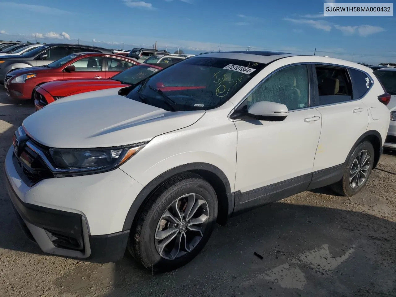 5J6RW1H58MA000432 2021 Honda Cr-V Ex