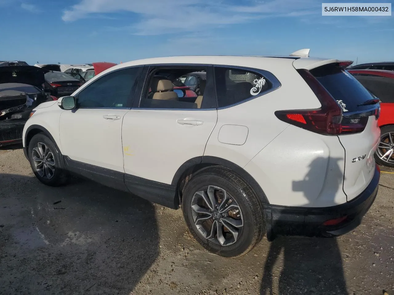 5J6RW1H58MA000432 2021 Honda Cr-V Ex