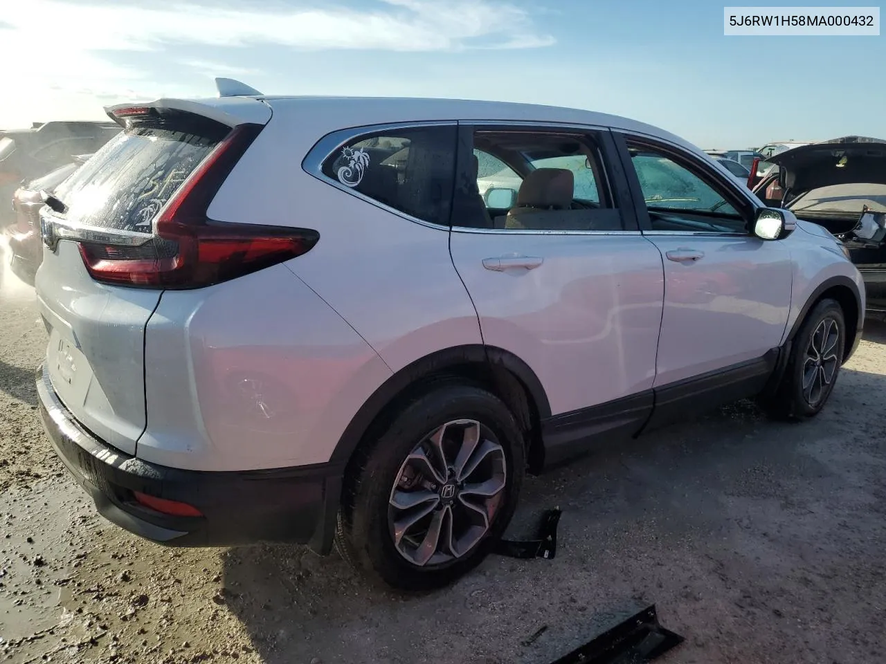 5J6RW1H58MA000432 2021 Honda Cr-V Ex