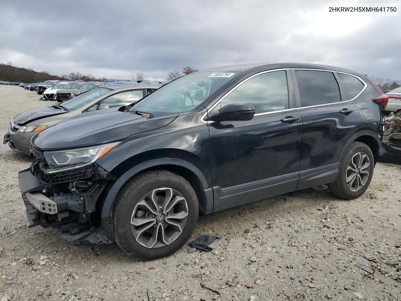 2021 Honda Cr-V Ex VIN: 2HKRW2H5XMH641750 Lot: 75664754