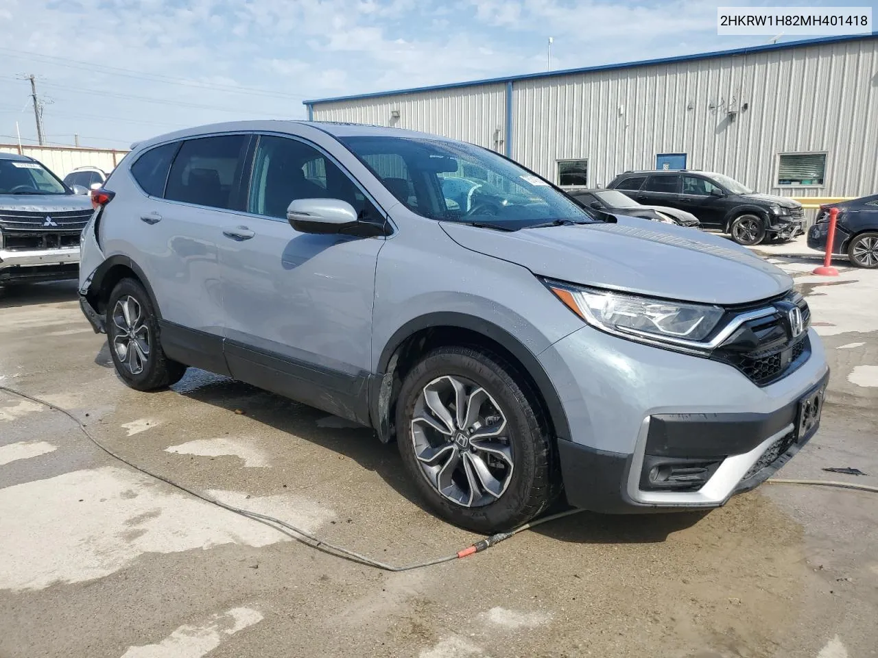 2021 Honda Cr-V Exl VIN: 2HKRW1H82MH401418 Lot: 75743354