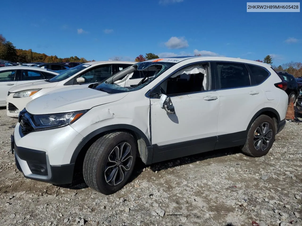 2021 Honda Cr-V Exl VIN: 2HKRW2H89MH605428 Lot: 75747884