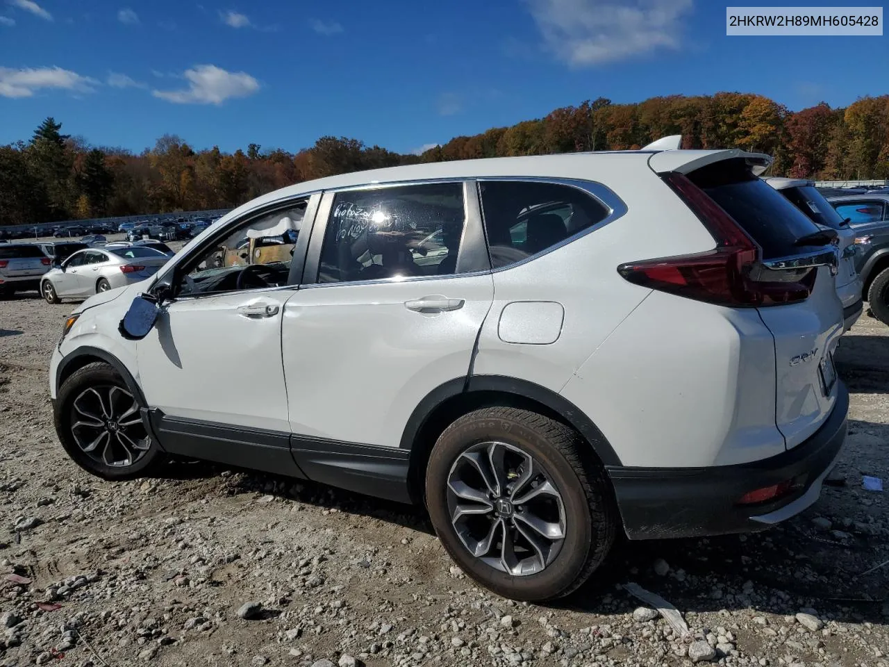 2021 Honda Cr-V Exl VIN: 2HKRW2H89MH605428 Lot: 75747884