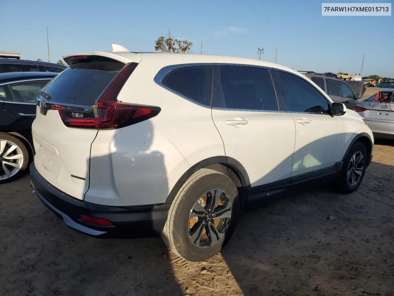 2021 Honda Cr-V Se VIN: 7FARW1H7XME015713 Lot: 75859234