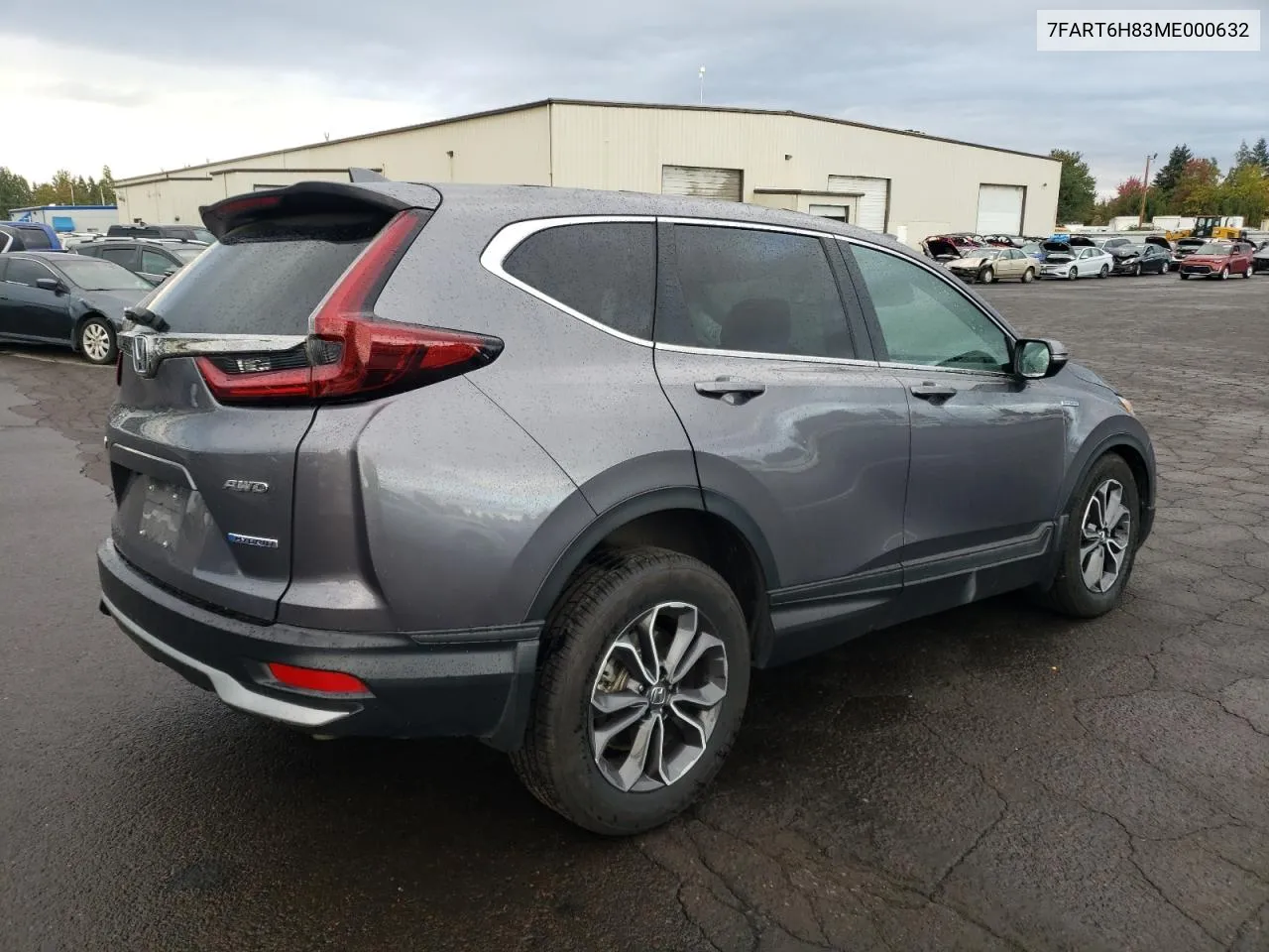 2021 Honda Cr-V Exl VIN: 7FART6H83ME000632 Lot: 76037974