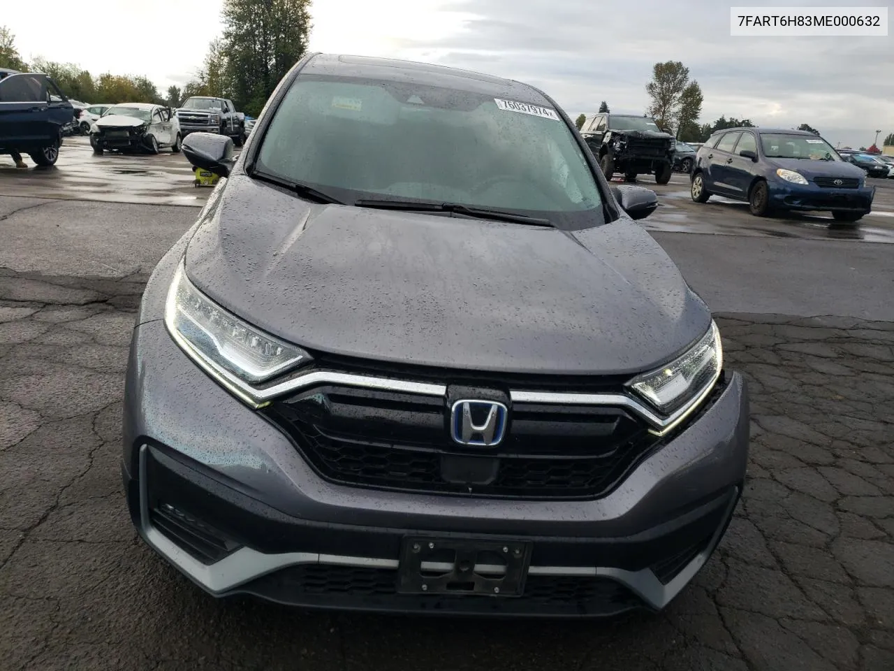 2021 Honda Cr-V Exl VIN: 7FART6H83ME000632 Lot: 76037974