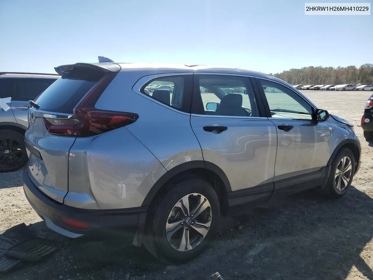 2021 Honda Cr-V Lx VIN: 2HKRW1H26MH410229 Lot: 76296154