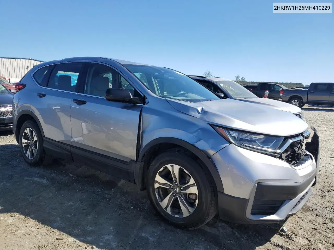 2021 Honda Cr-V Lx VIN: 2HKRW1H26MH410229 Lot: 76296154