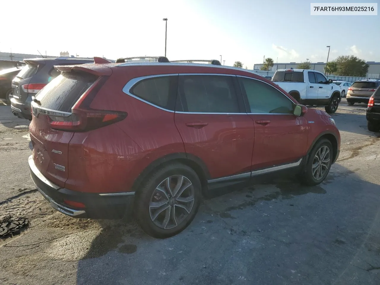 2021 Honda Cr-V Touring VIN: 7FART6H93ME025216 Lot: 76346144