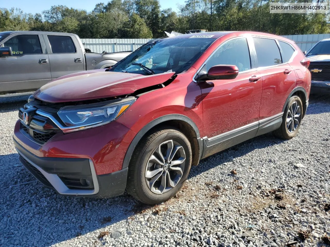 2HKRW1H86MH402913 2021 Honda Cr-V Exl