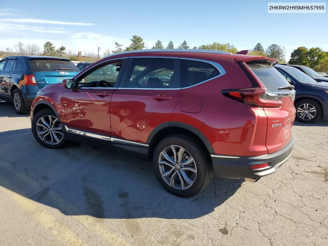 2021 Honda Cr-V Touring VIN: 2HKRW2H95MH657955 Lot: 76587954