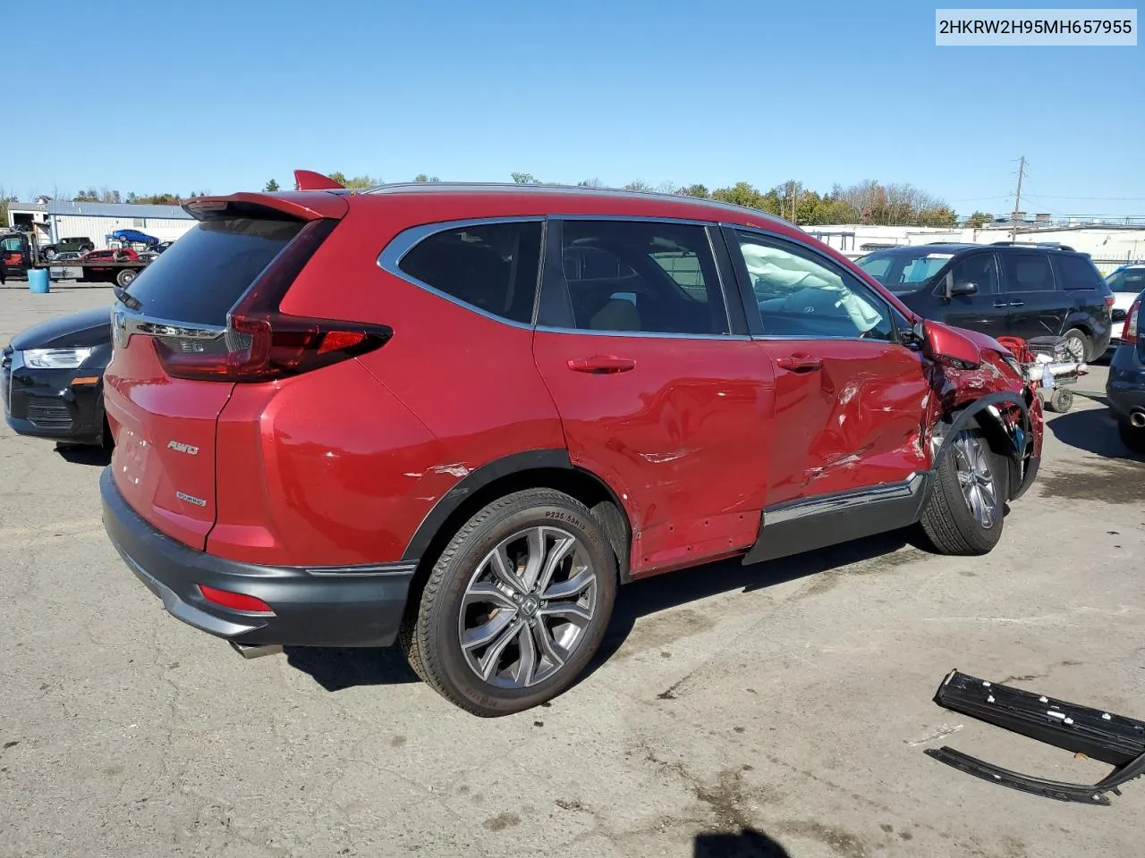 2021 Honda Cr-V Touring VIN: 2HKRW2H95MH657955 Lot: 76587954