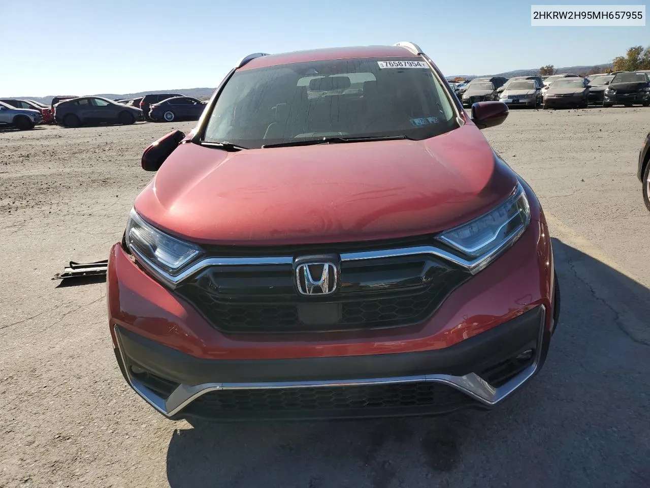 2021 Honda Cr-V Touring VIN: 2HKRW2H95MH657955 Lot: 76587954