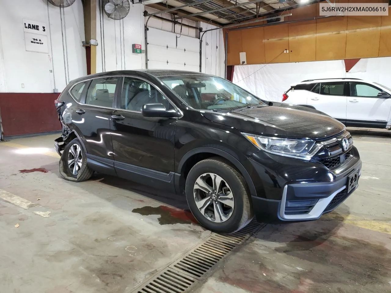 2021 Honda Cr-V Lx VIN: 5J6RW2H2XMA006616 Lot: 76806904