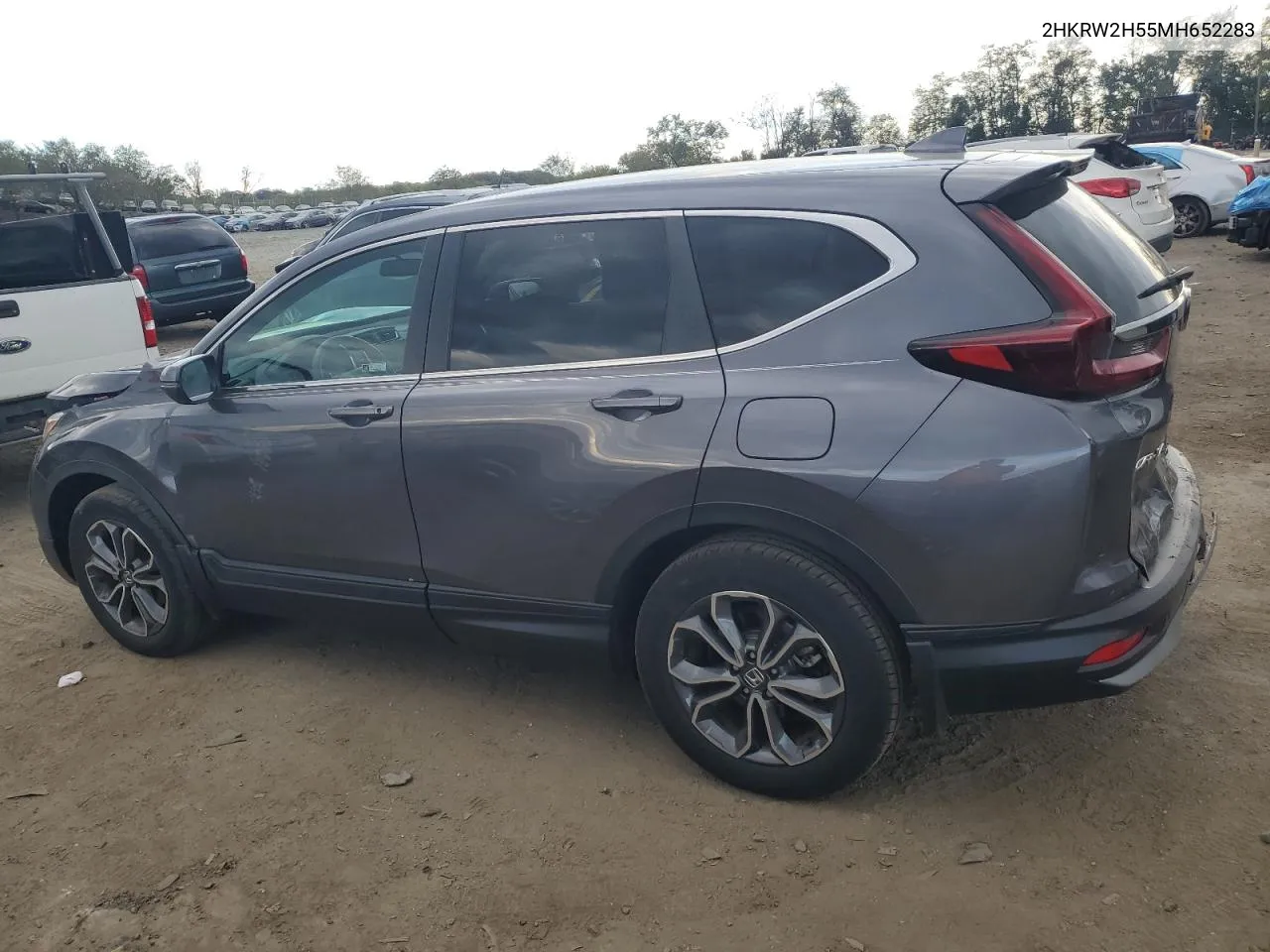 2021 Honda Cr-V Ex VIN: 2HKRW2H55MH652283 Lot: 76873614