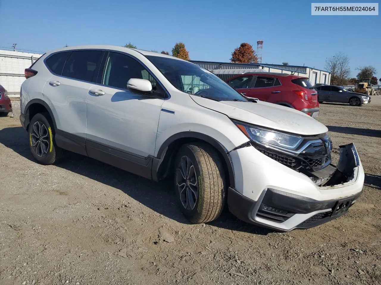 2021 Honda Cr-V Ex VIN: 7FART6H55ME024064 Lot: 77077134