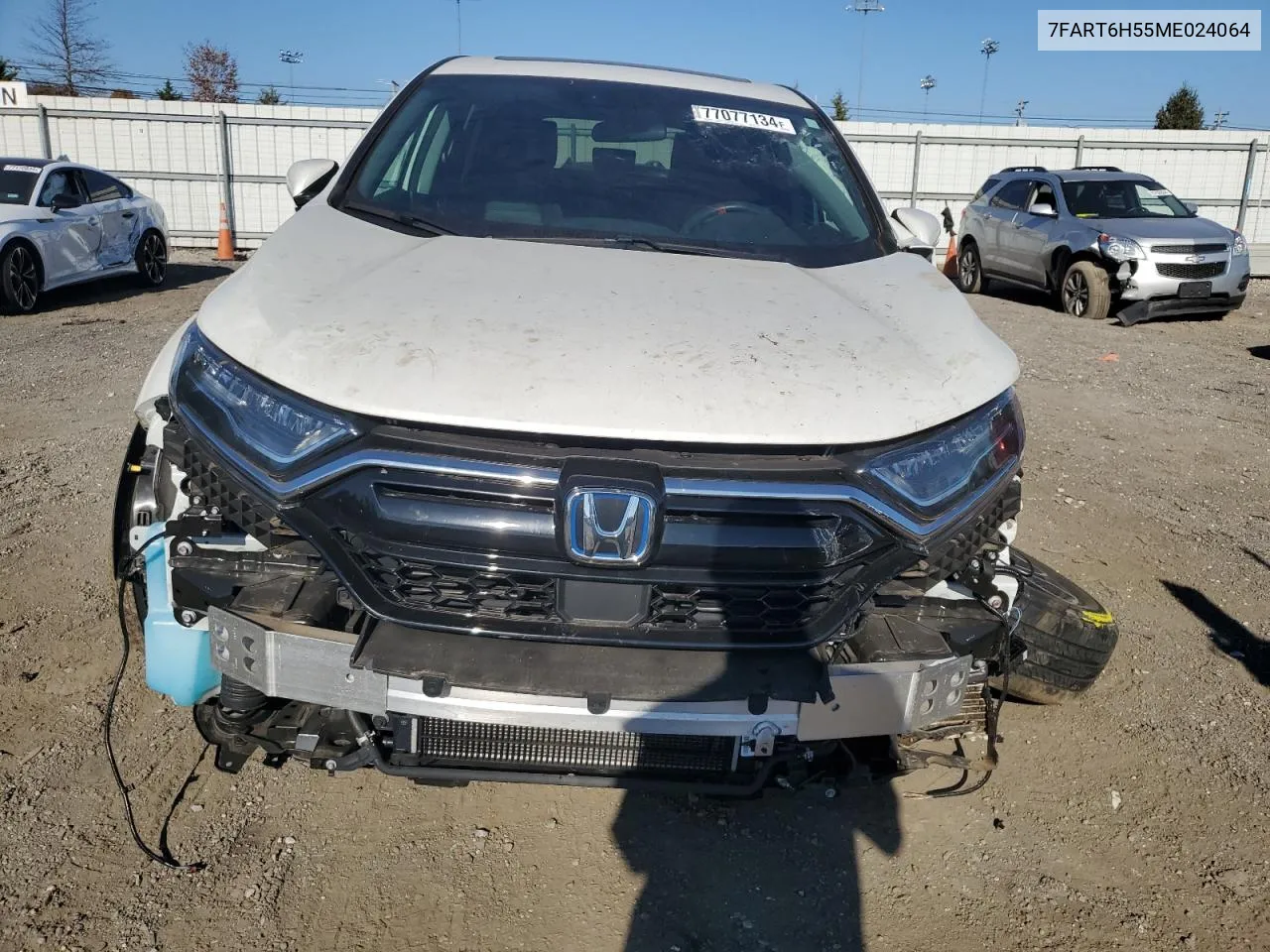 2021 Honda Cr-V Ex VIN: 7FART6H55ME024064 Lot: 77077134