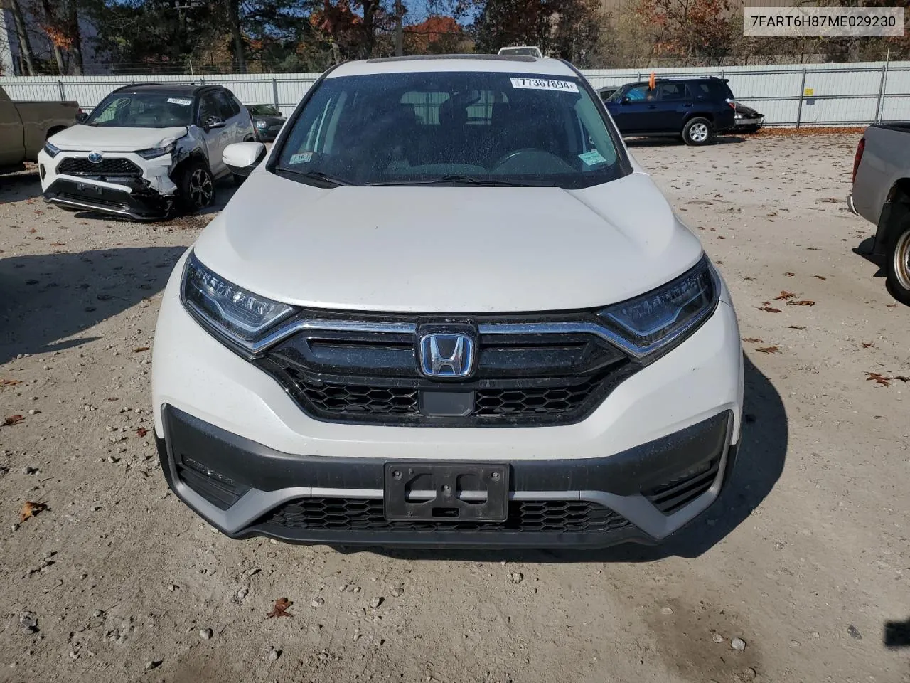 2021 Honda Cr-V Exl VIN: 7FART6H87ME029230 Lot: 77367894