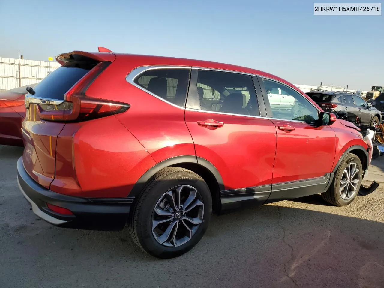 2021 Honda Cr-V Ex VIN: 2HKRW1H5XMH426718 Lot: 77578854