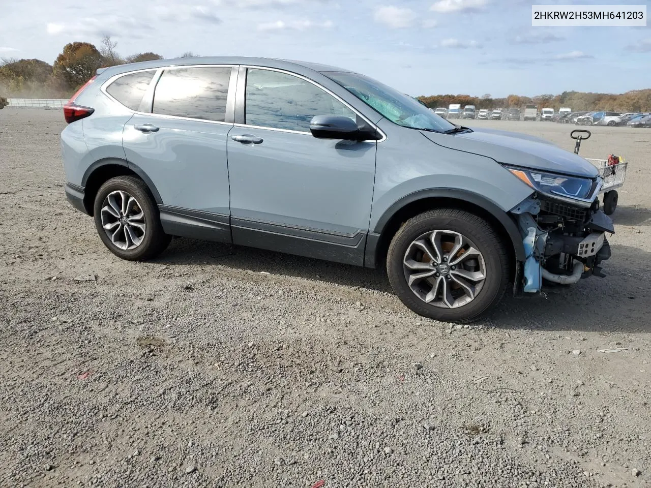 2021 Honda Cr-V Ex VIN: 2HKRW2H53MH641203 Lot: 77586164