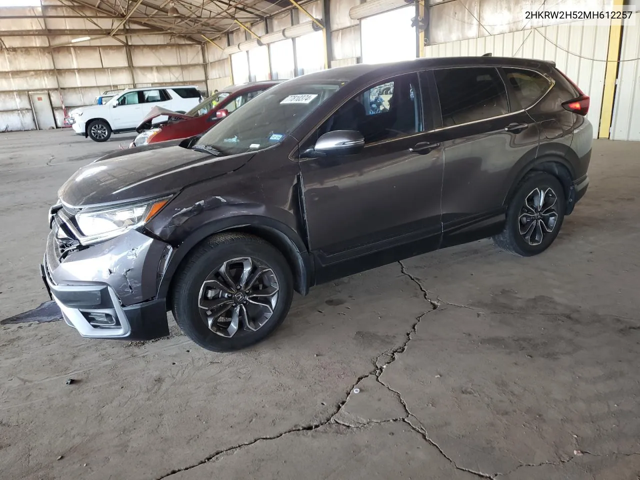 2021 Honda Cr-V Ex VIN: 2HKRW2H52MH612257 Lot: 77810374