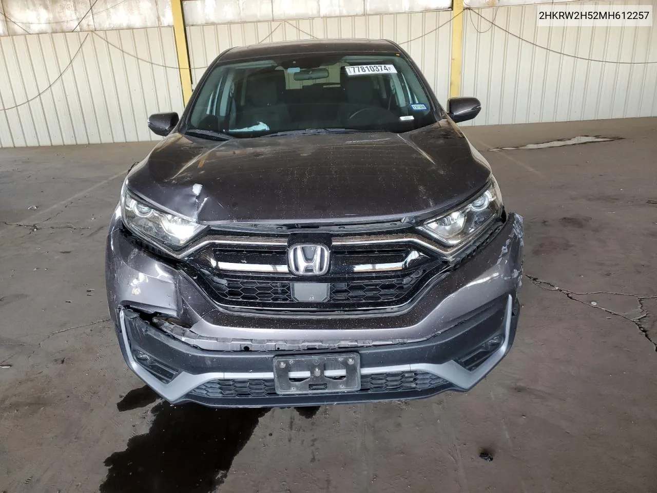 2021 Honda Cr-V Ex VIN: 2HKRW2H52MH612257 Lot: 77810374