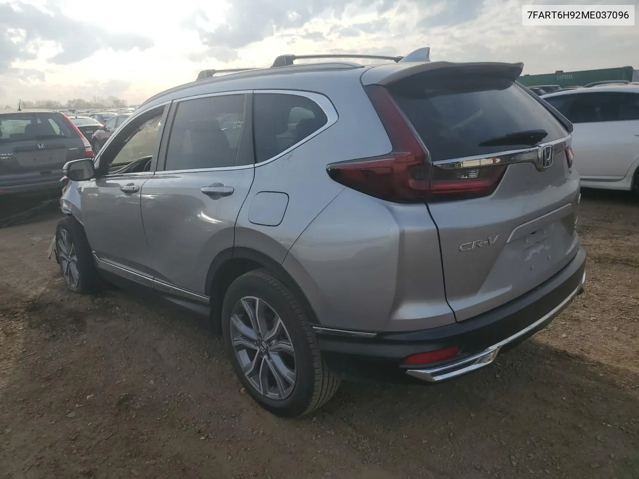 2021 Honda Cr-V Touring VIN: 7FART6H92ME037096 Lot: 77819314