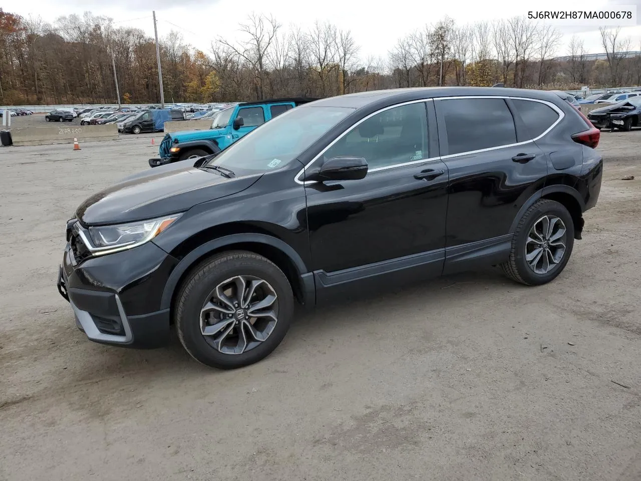 2021 Honda Cr-V Exl VIN: 5J6RW2H87MA000678 Lot: 77837504