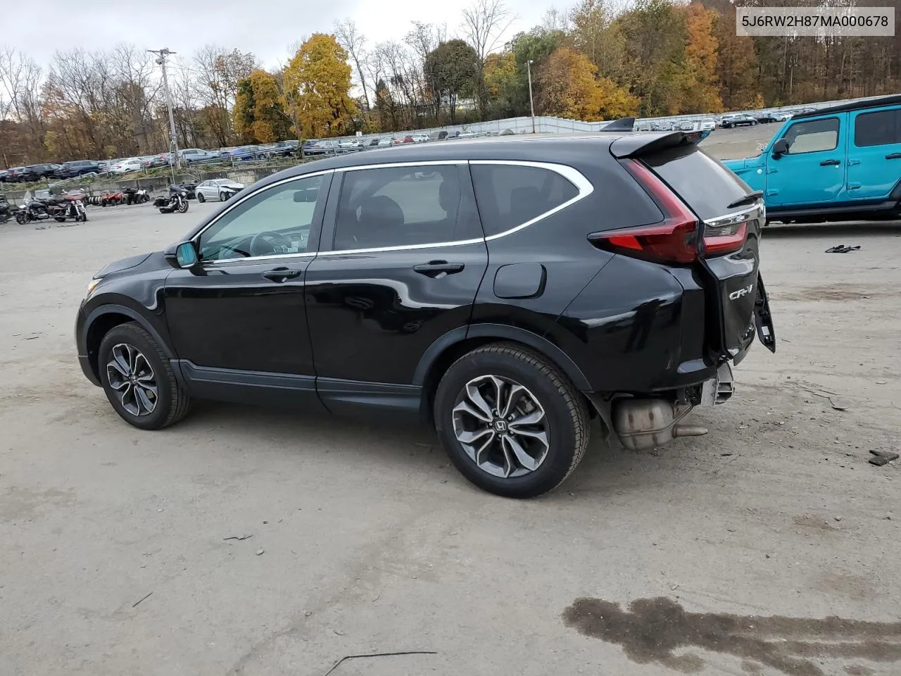 2021 Honda Cr-V Exl VIN: 5J6RW2H87MA000678 Lot: 77837504