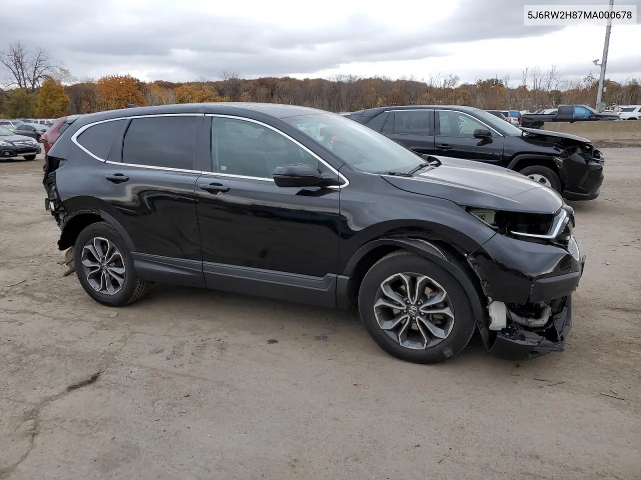 2021 Honda Cr-V Exl VIN: 5J6RW2H87MA000678 Lot: 77837504