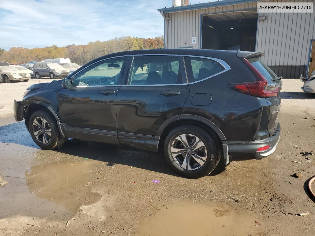 2021 Honda Cr-V Lx VIN: 2HKRW2H20MH652715 Lot: 77864594