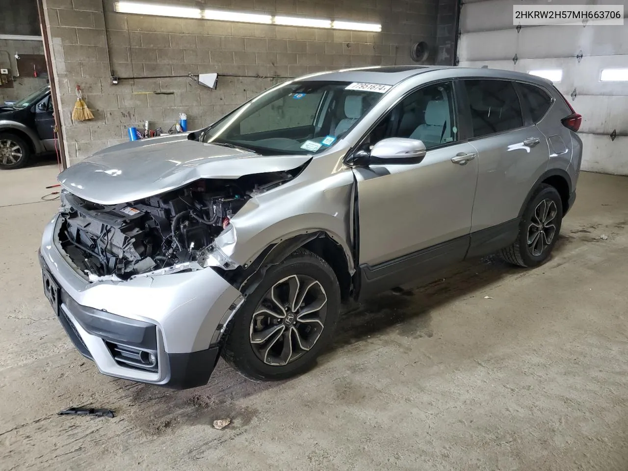 2HKRW2H57MH663706 2021 Honda Cr-V Ex