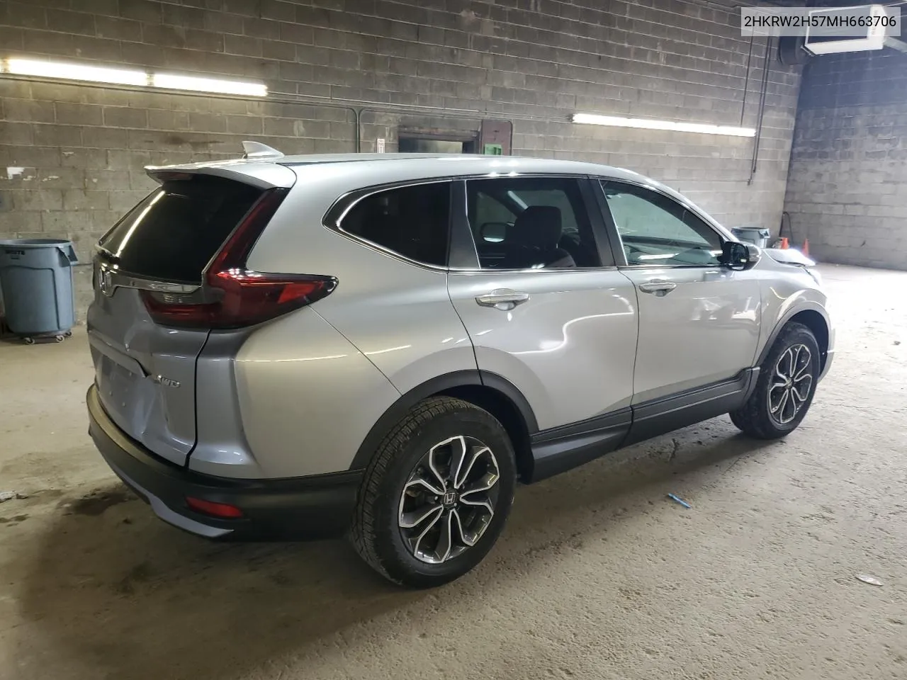 2021 Honda Cr-V Ex VIN: 2HKRW2H57MH663706 Lot: 77951674