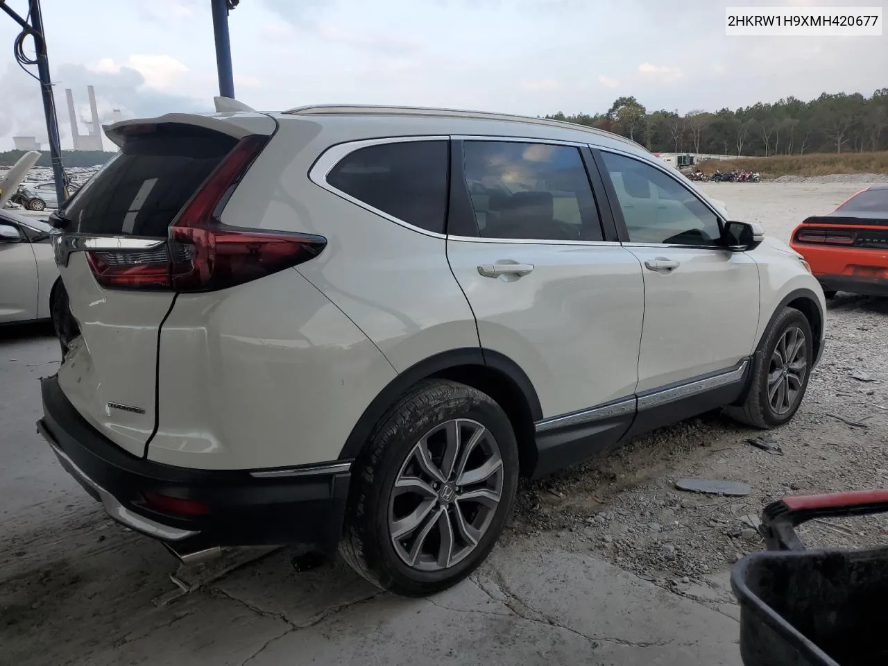 2021 Honda Cr-V Touring VIN: 2HKRW1H9XMH420677 Lot: 78135774