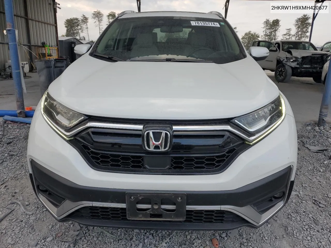 2021 Honda Cr-V Touring VIN: 2HKRW1H9XMH420677 Lot: 78135774