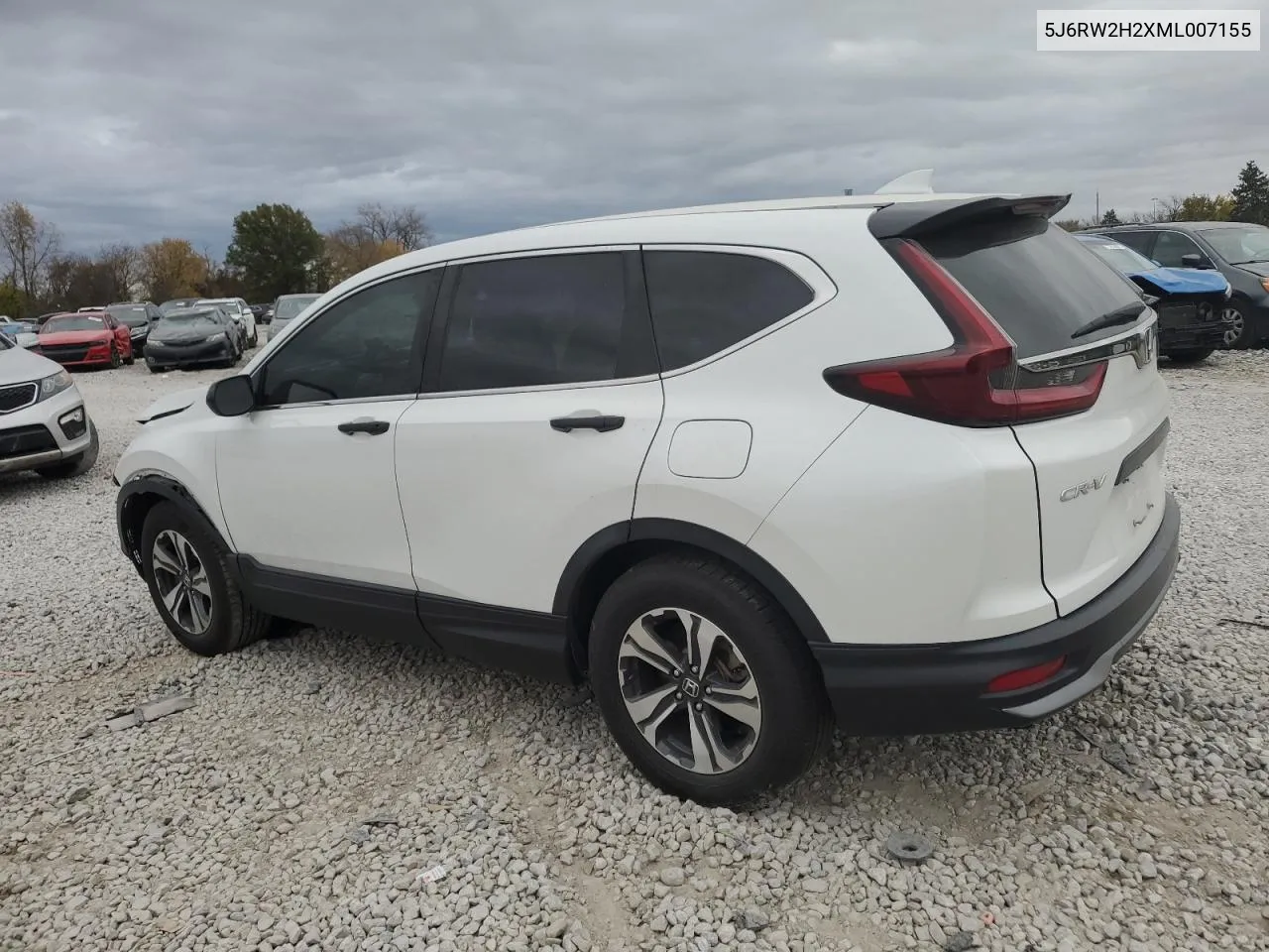 2021 Honda Cr-V Lx VIN: 5J6RW2H2XML007155 Lot: 78297484