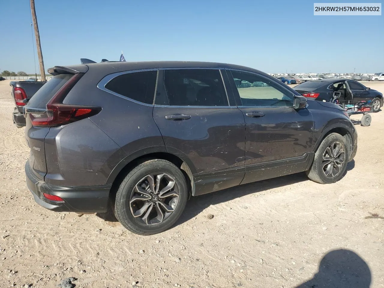 2021 Honda Cr-V Ex VIN: 2HKRW2H57MH653032 Lot: 78478854