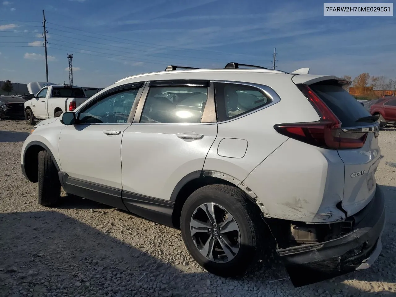 2021 Honda Cr-V Se VIN: 7FARW2H76ME029551 Lot: 78653224