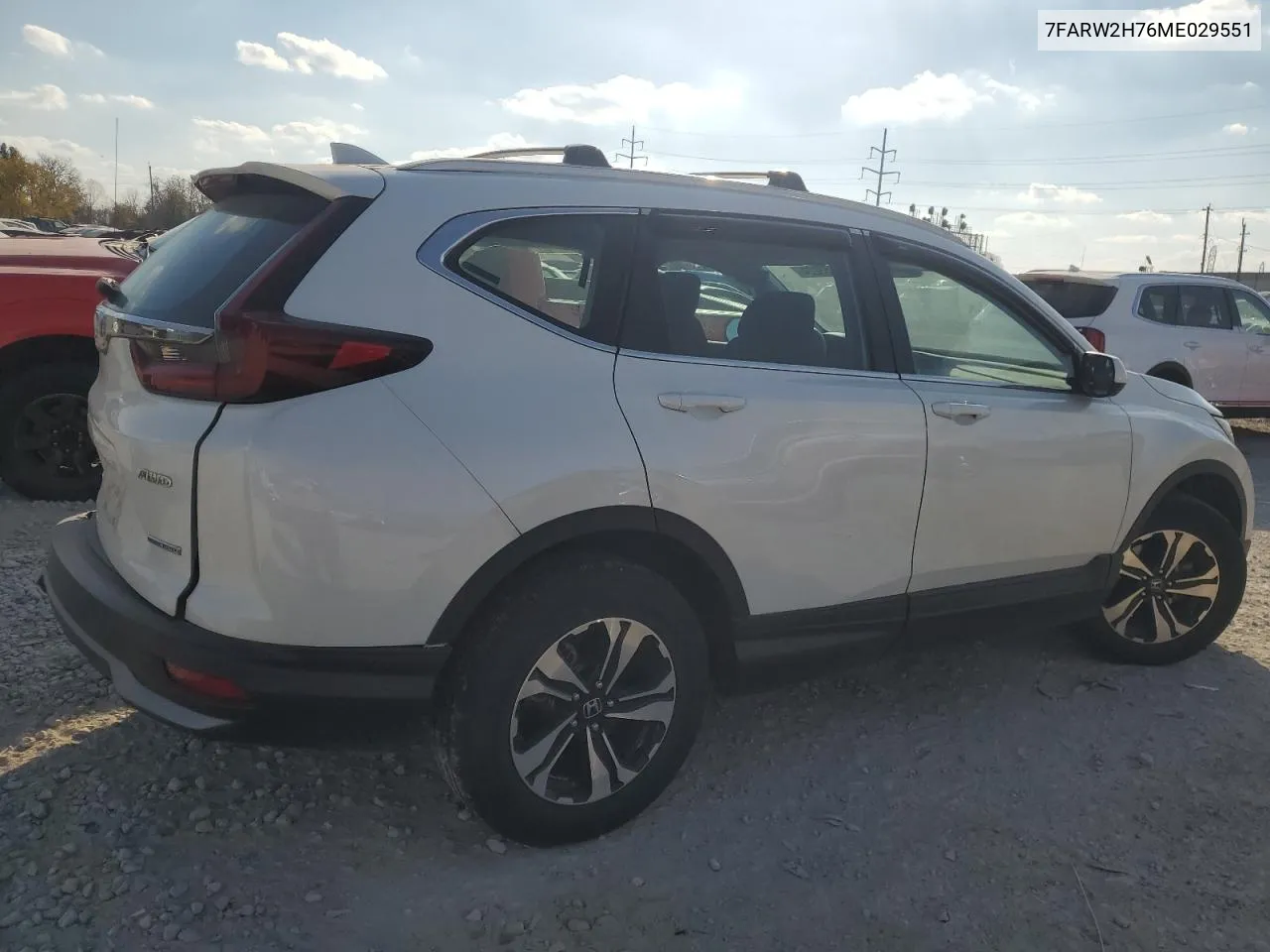 2021 Honda Cr-V Se VIN: 7FARW2H76ME029551 Lot: 78653224