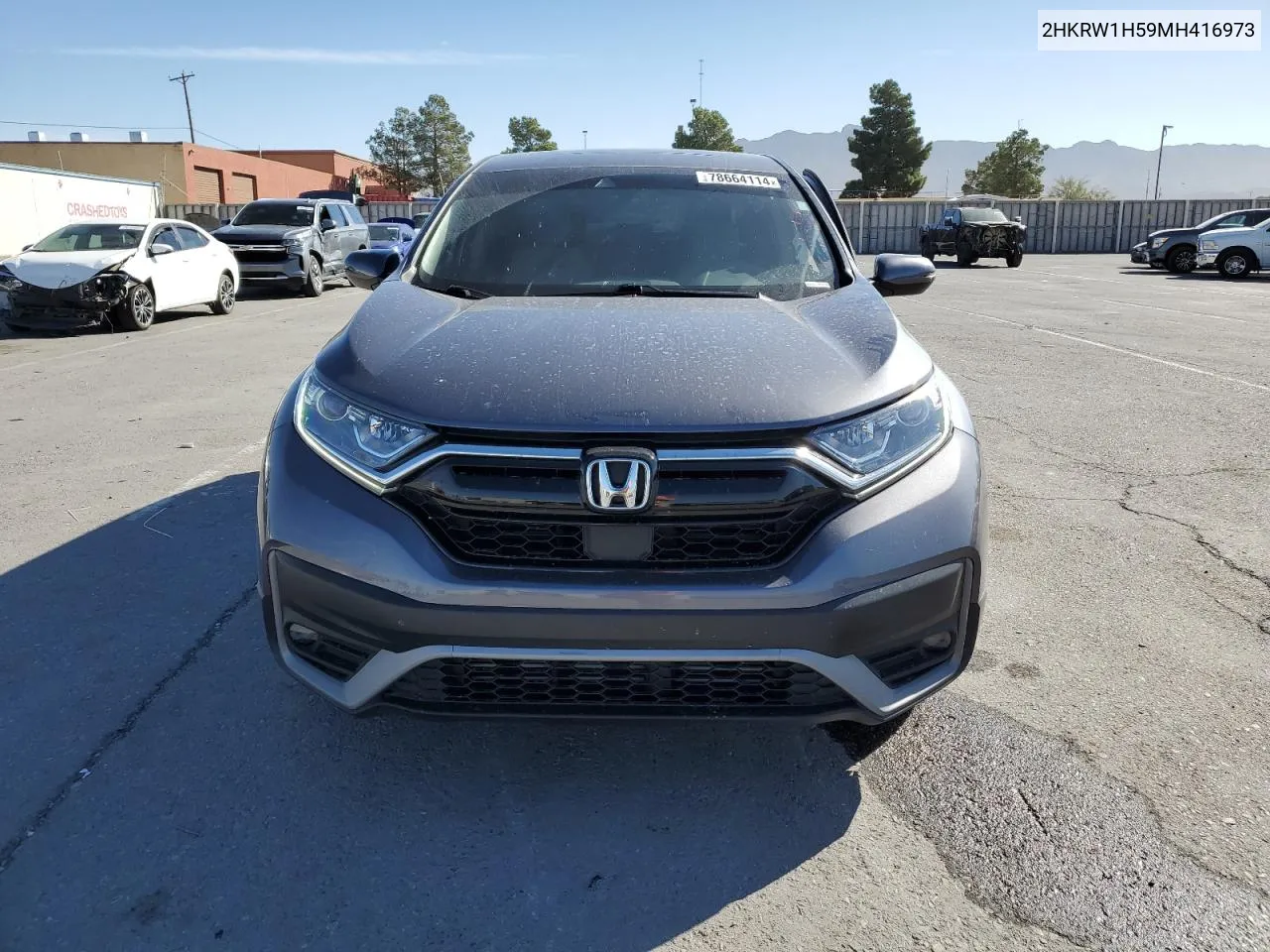 2021 Honda Cr-V Ex VIN: 2HKRW1H59MH416973 Lot: 78664114