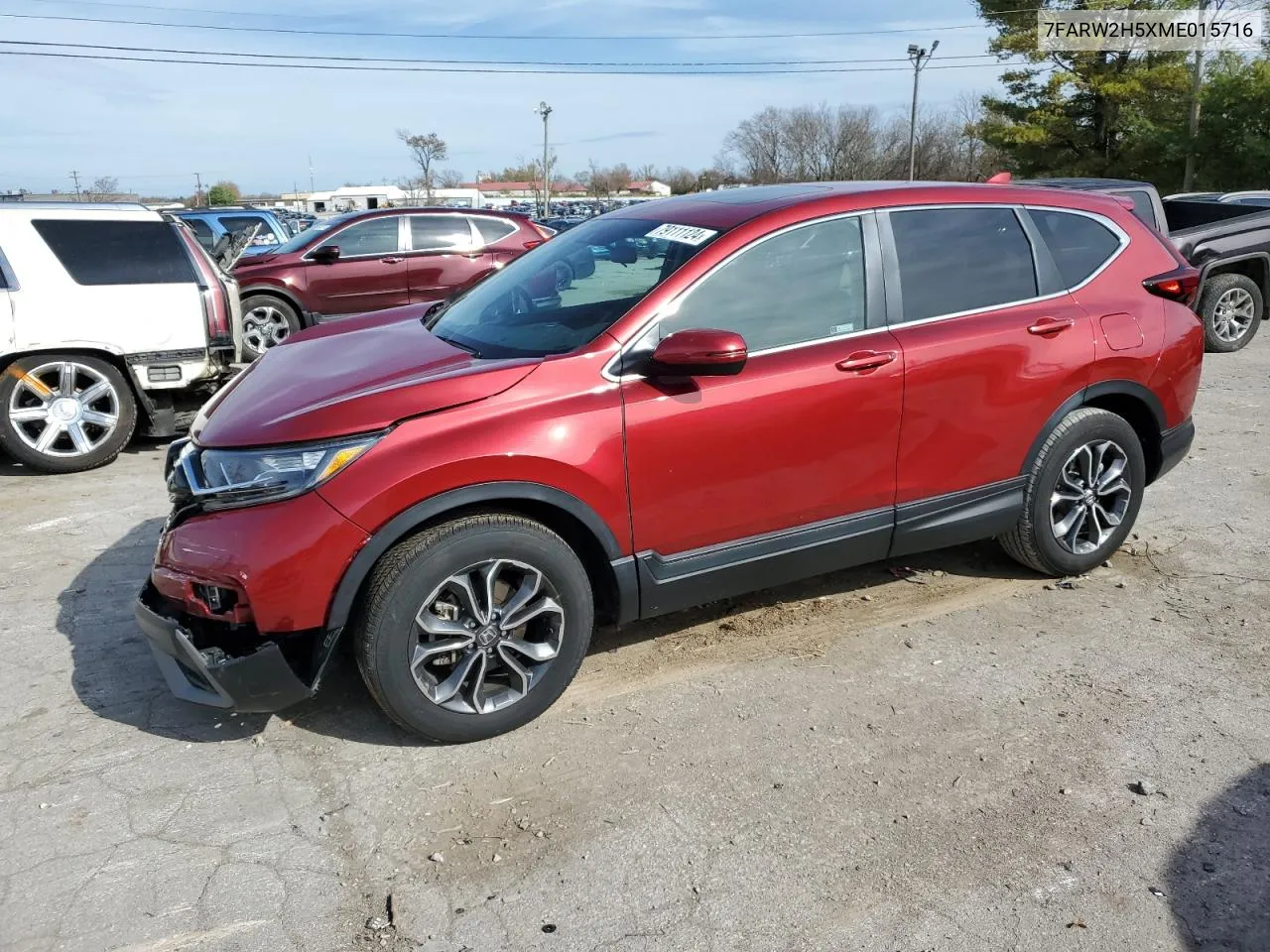 2021 Honda Cr-V Ex VIN: 7FARW2H5XME015716 Lot: 79111124