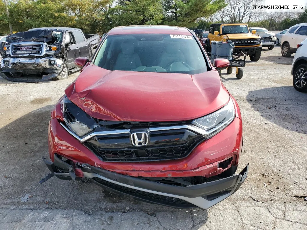 2021 Honda Cr-V Ex VIN: 7FARW2H5XME015716 Lot: 79111124