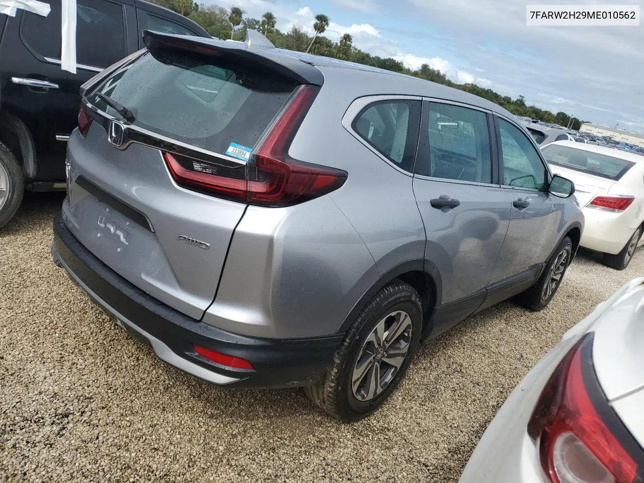 2021 Honda Cr-V Lx VIN: 7FARW2H29ME010562 Lot: 79257944