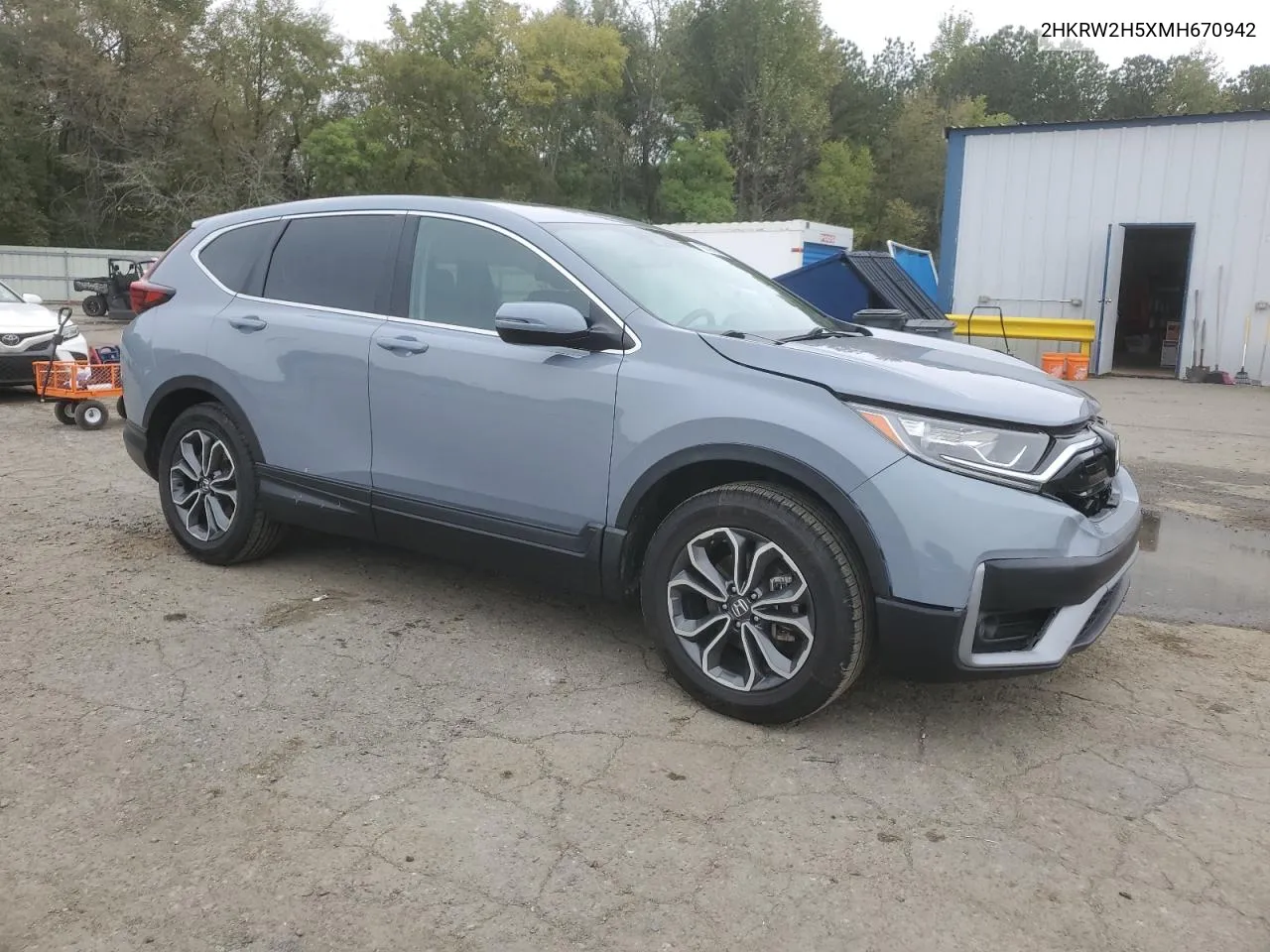 2021 Honda Cr-V Ex VIN: 2HKRW2H5XMH670942 Lot: 79559434