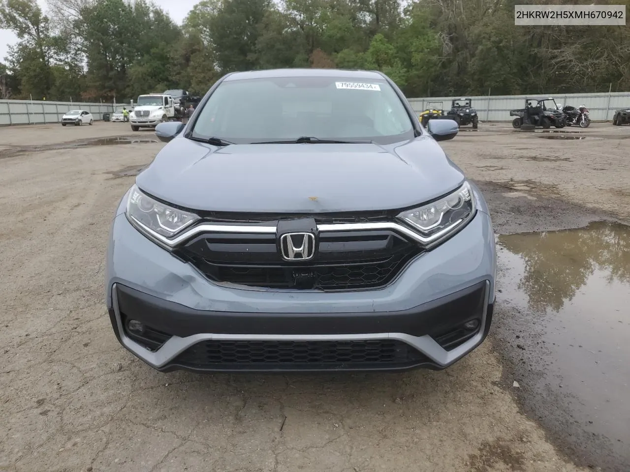 2021 Honda Cr-V Ex VIN: 2HKRW2H5XMH670942 Lot: 79559434