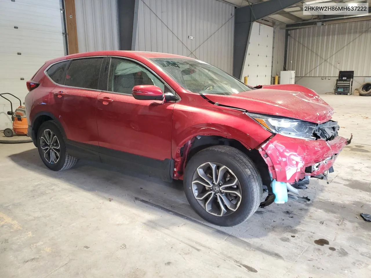 2021 Honda Cr-V Exl VIN: 2HKRW2H86MH637222 Lot: 79617784