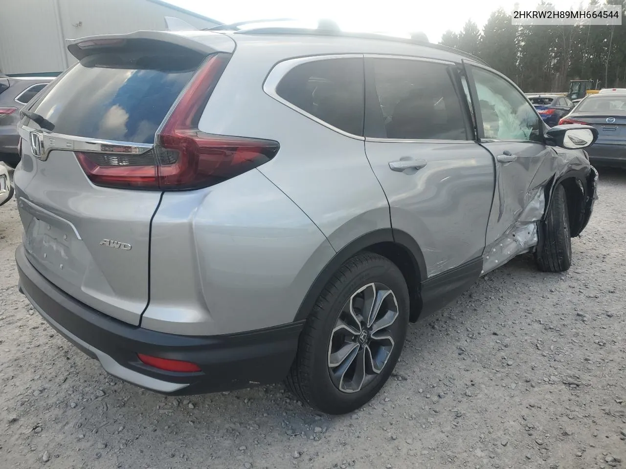 2021 Honda Cr-V Exl VIN: 2HKRW2H89MH664544 Lot: 79719824