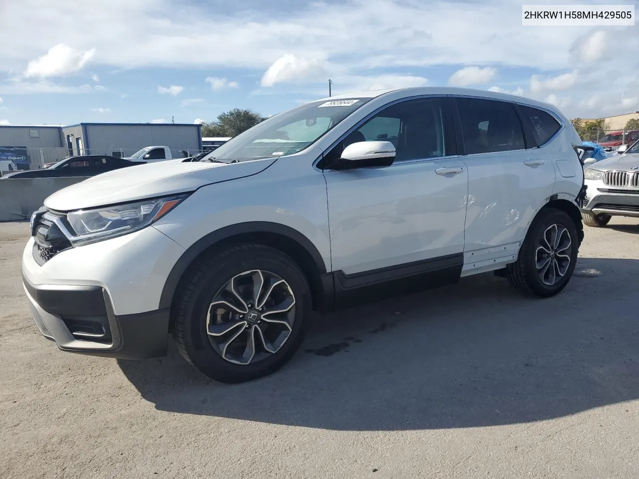 2021 Honda Cr-V Ex VIN: 2HKRW1H58MH429505 Lot: 79926644