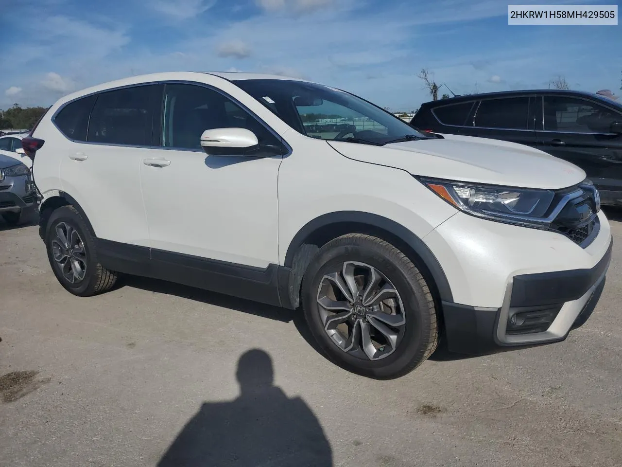 2021 Honda Cr-V Ex VIN: 2HKRW1H58MH429505 Lot: 79926644