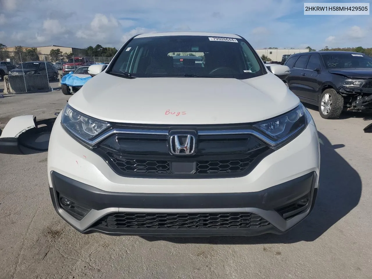 2021 Honda Cr-V Ex VIN: 2HKRW1H58MH429505 Lot: 79926644